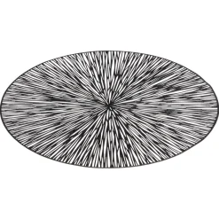 Kwantum Placemat Marsha Zwart ⌀38 Cm