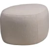 Kwantum Poef Kiezel Taupe L