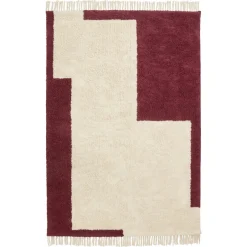 Kwantum Vloerkleed Ruby Bordeaux - 160x230 Cm
