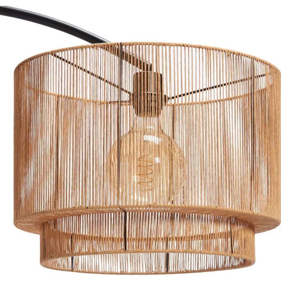Kwantum Vloerlamp Cilen Zwart Bruin